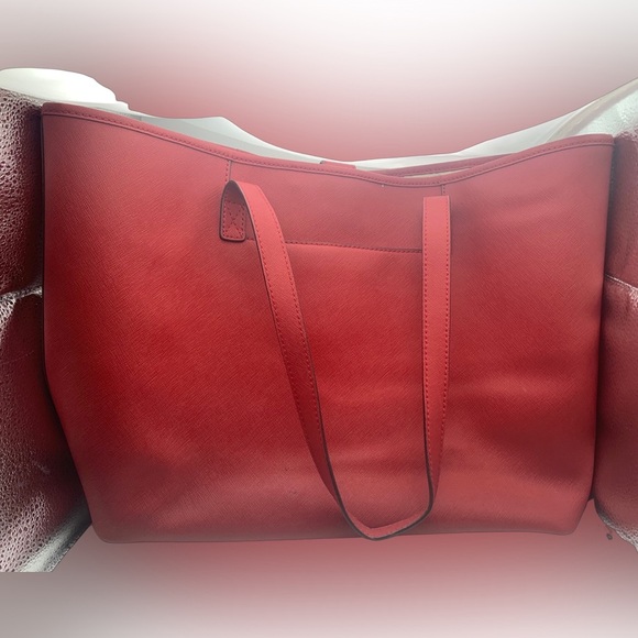 Aurhentic Michael Kors Red Tote - Picture 2 of 7